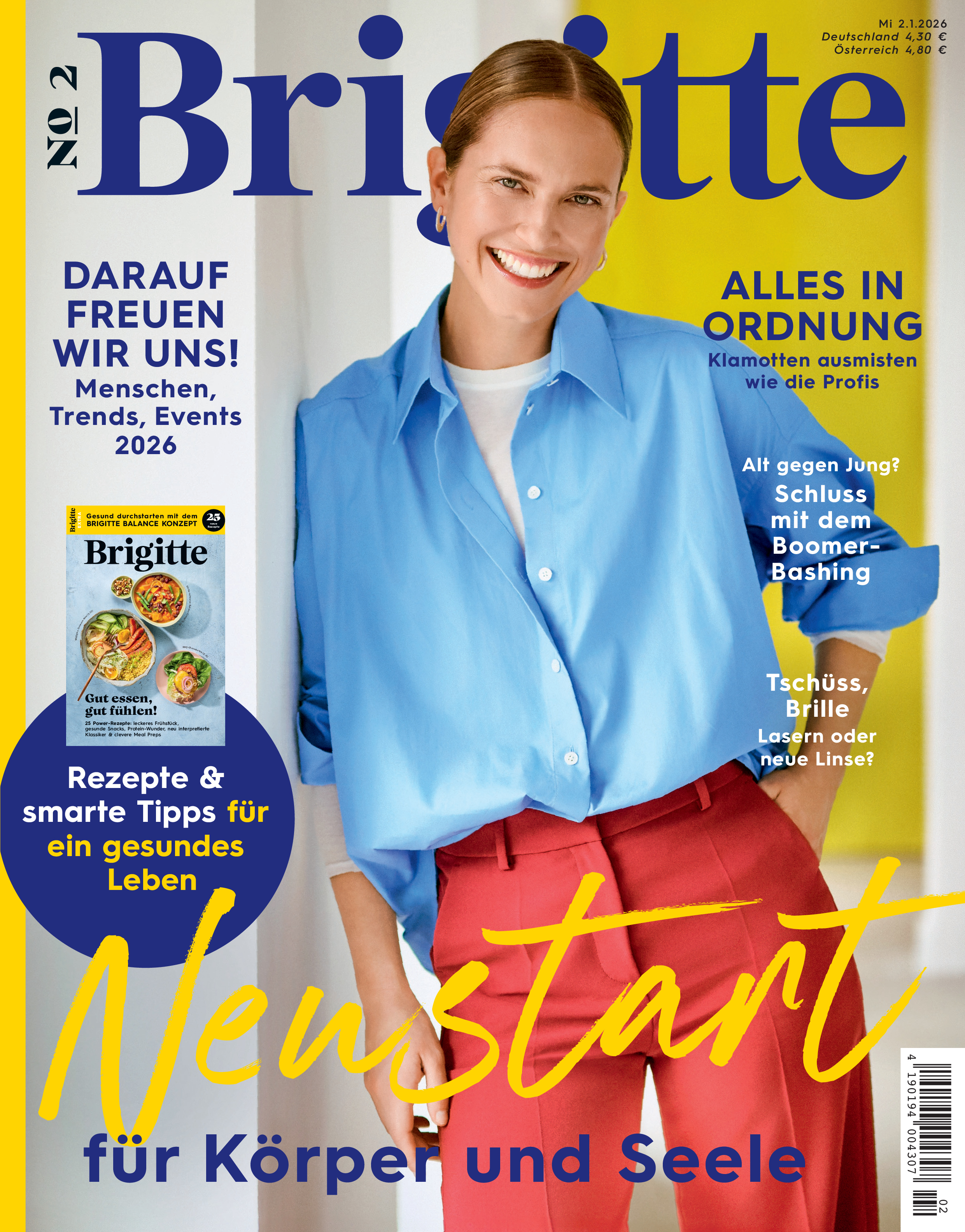 BRIGITTE Pr&auml;mienabo mit 26 Ausgaben