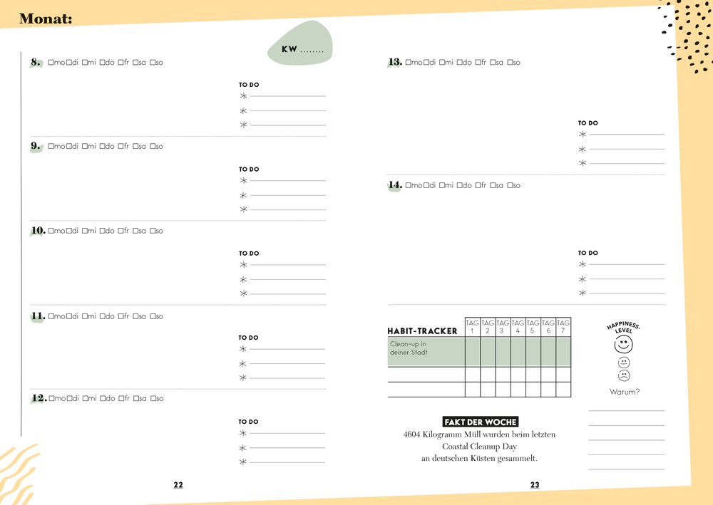 BRIGITTE BE GREEN Daily Planner - für ein nachhaltiges Leben 