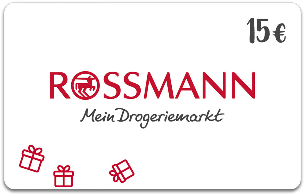 15,– € ROSSMANN-Gutschein