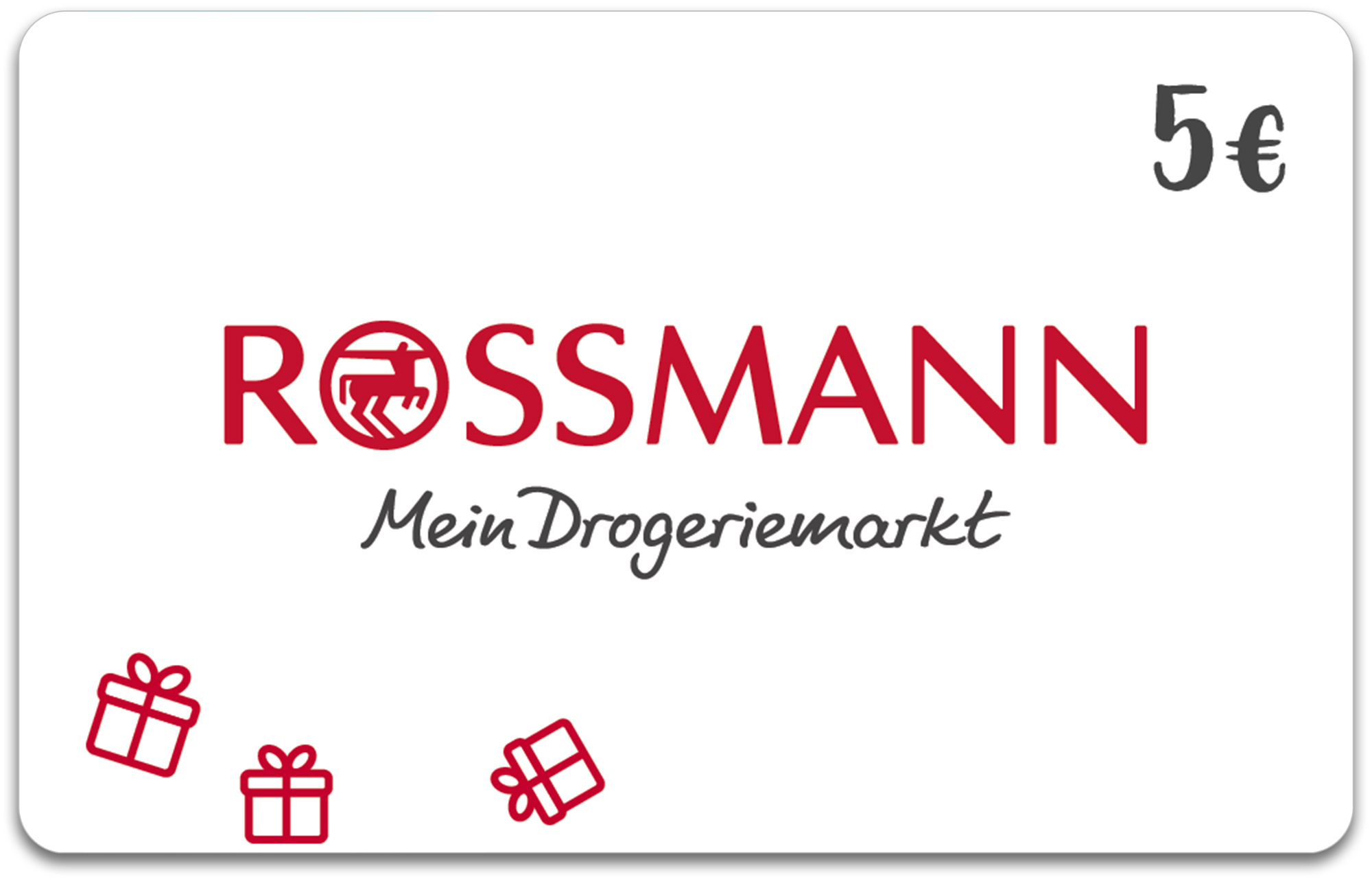 5,– € ROSSMANN-Gutschein