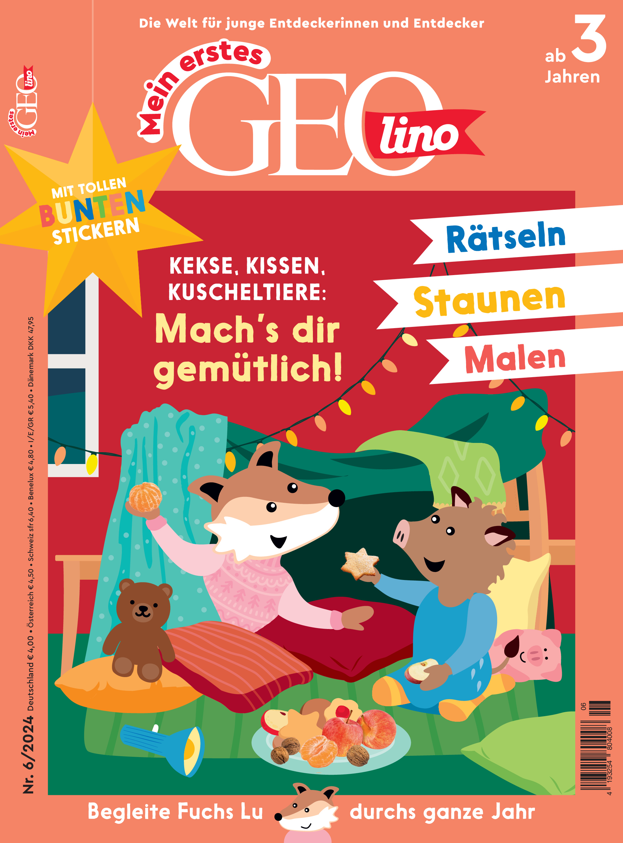 Mit BRIGITTE-Abo 40% bei MEIN ERSTES GEOLINO sparen!